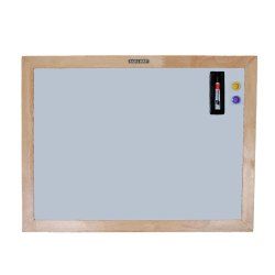 Wood Framed Magnetic White Board