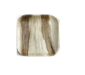 6 Inch Areca Square Shallow Plate