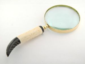 Magnifying Glass With Horn Handle