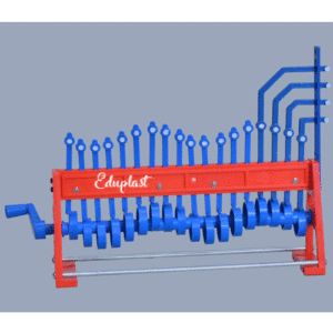 Wave Motion Apparatus, Transverse &amp; Longitudinal Waves, 18 Pulleys, Plastic