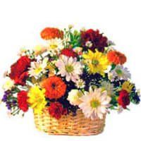 Assorted Flowers Gift Basket