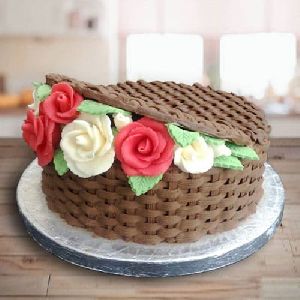 Marvelous Rose Basket Cake