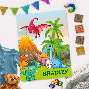 Dinosaur Themed Personalized Interactive Activity Book For Toddlers