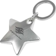 STAR SHAPED PERSONALIZED KEY CHAIN