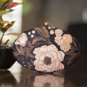 Ellipse Mini Floral Clutch Bag