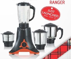 Ranger 3 Stainless Steel With 1 Unbreakable Polycarbonate Jar Mixer Grinder