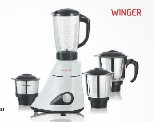 Winger 3 Stainless Steel With 1 Unbreakable Polycarbonate Jar Mixer Grinder