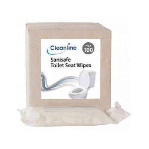 Paper Toilet Seat Sanitizing Wipes