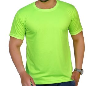 Polyester Round Neck T-shirts