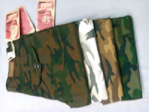 Printed Cotton Camouflage Cargo Pant, Size : S, XL, XXL