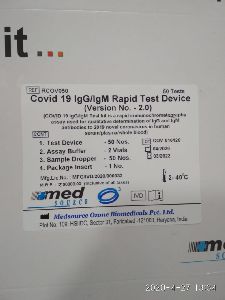COVID-19 IgG/IgM Rapid Test Device