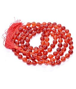 Natural Gemstone Knotted Jap Mala 108+1 beads