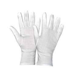 White Plain Cotton Hosiery Gloves