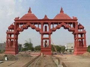 Sandstone Temple Gate