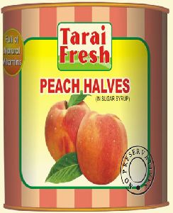 Peach Halves In Sugar Syrup