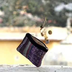 Vintage Hand Quilted ​Coin Purse