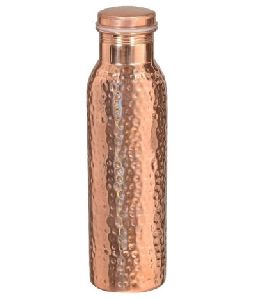 Hand Hammered Copper Water Bottle