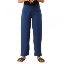 Blue Cotton Pants