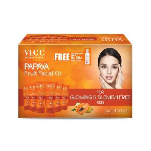 Papaya Fruit Facial Kit + FREE Rose Water Toner Worth Rs 170 | 300gm + 100ml