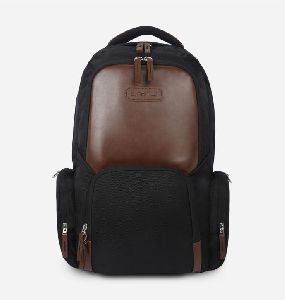 Aviator Black and Brown School Bag