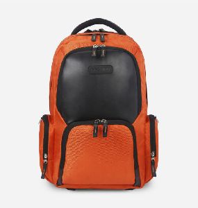 Aviator Orange and Black School Bag