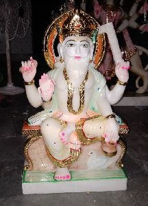 Lord Brahma Marble Statue at Best Price in Alwar