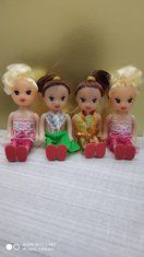 4 PCs Fancy Cake Sitting Doll Toppers Cake Decoration
