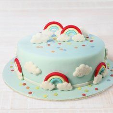 Rainbow And Cloud Cutters 2 Piece Set Cake Tools