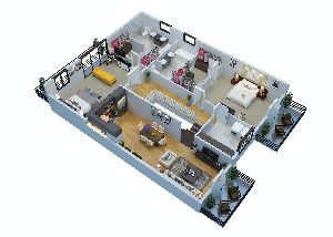 2D Floor Plan Services