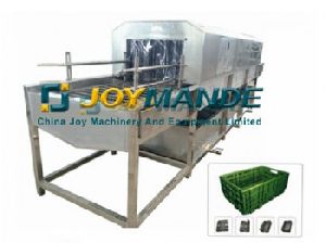Industrial Automatic Crate Tray Pallet Basket Washing Cleaning Machine