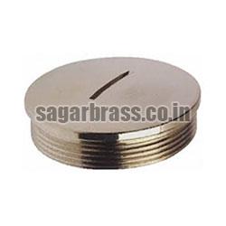 Round Head Silver Polished Metal Stopping Plug