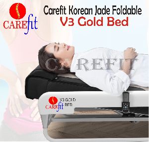 Carefit Korean Jade Foldable V3 Gold Bed Spine Therapy Master Massage Bed with Roller Lifting Musi