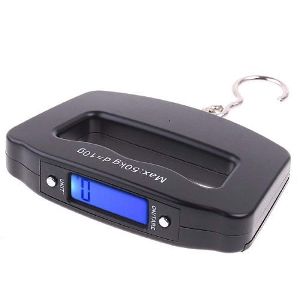 Digital Electronics Portable Luggage Scale with LCD Backlight (50kg)