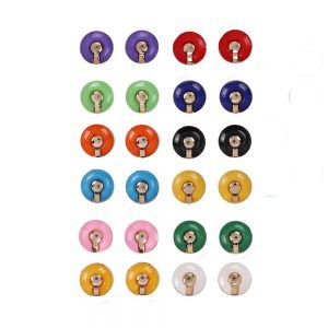 Steorra Shining Mini Colorful Earrings