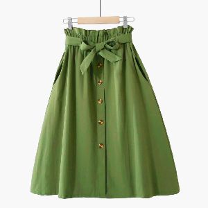 A Line Green semi formal skirt