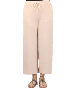 Comfortable Peach ankle casual Trousers