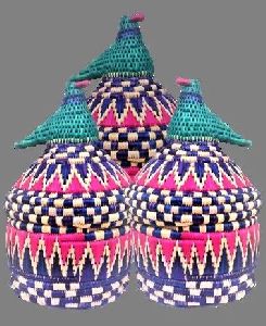 Decorative Moonj Basket