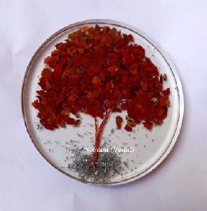 Red Jasper Orgonite Coaster