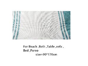 Beach /Fouta extra large turiksh cotton towel : high quality, lightweight-(sea green, 1)