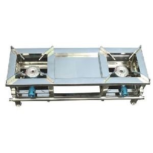 15 Kg Stainless Steel Double Gas Stove