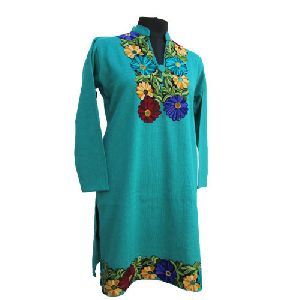 embroidered kurti