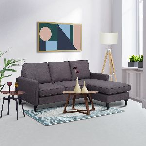 Grey Cameroon Modular Four Seater Sofa