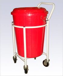 linen trolley with bucket