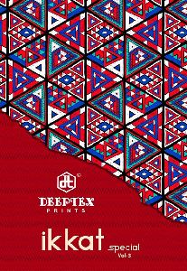 Deeptex Ikkat Special Vol-3 Cotton Saree