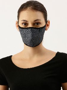 Black Denim Face Mask