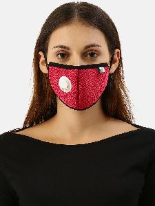 Red Ear Loop Face Mask