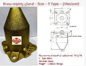 Brass Wiping Gland - Type Y