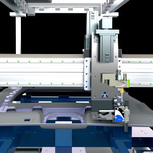 Glue Dispensing Cartesian Robotic System