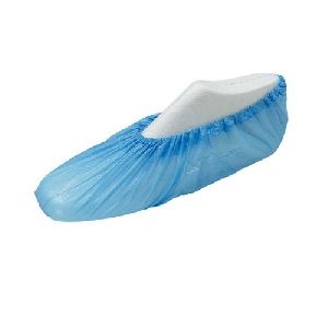 Plastice Blue Disposable Shoe Cover,Plastic Blue Non Woven Disposable Boot Cover  