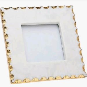 White Marble Photo Frame
